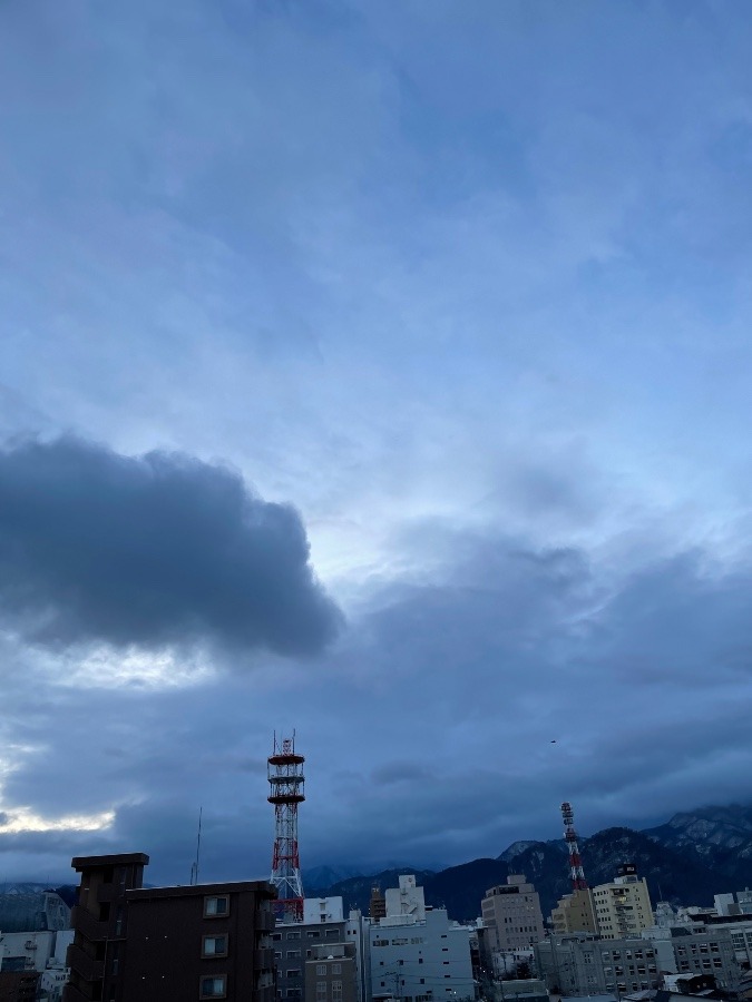 今朝の空  1