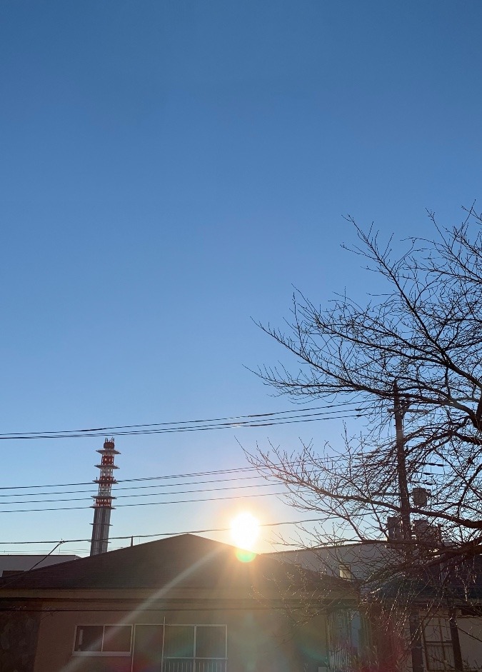 2023/01/04 東京 立川 空と朝陽