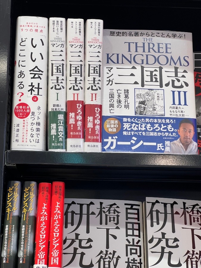 三国志には人生のいろいろなヒントが隠されていますね😊📘