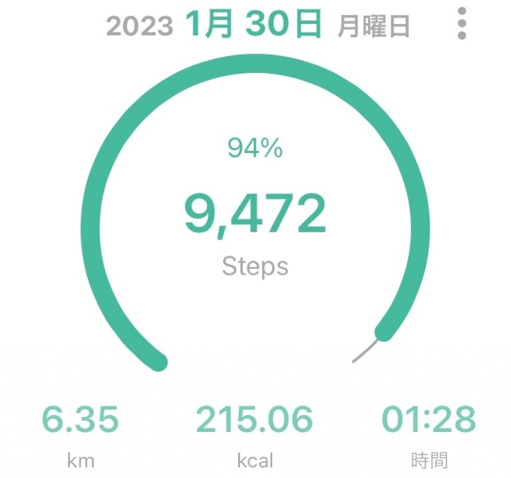 昨日のウォーキング👣