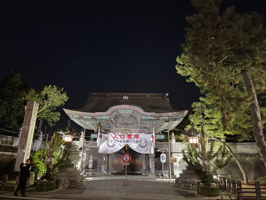 深夜の豊川稲荷