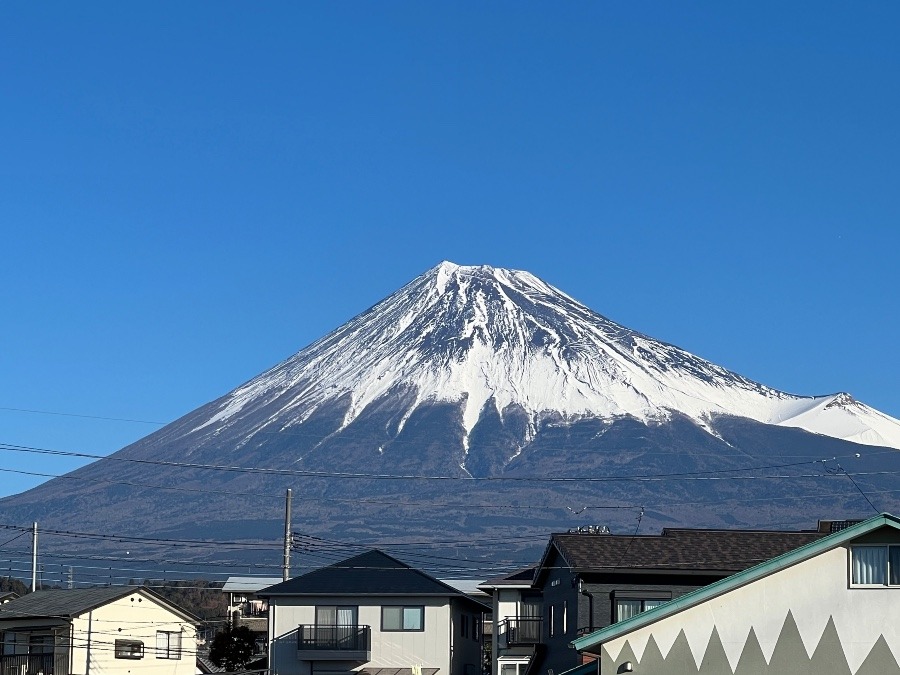令和5年元旦の富士山