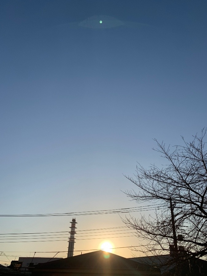 2023/01/20 東京 立川 空と朝陽