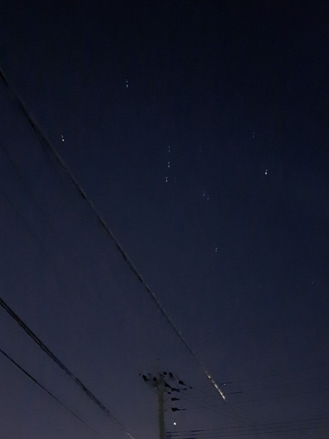 冬の星座　オリオン座