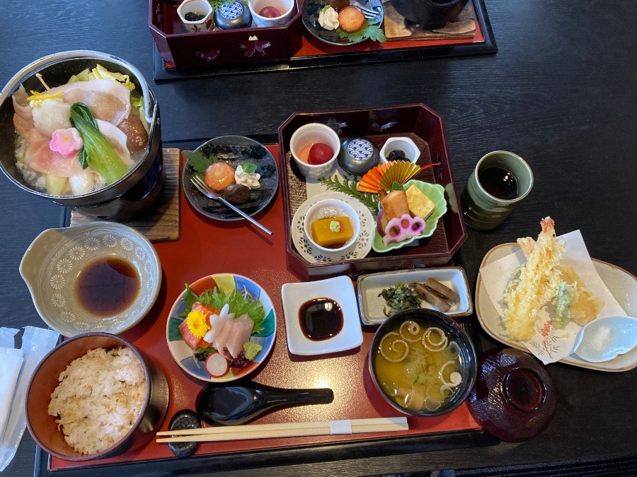 日帰り温泉お昼のお食事❣️