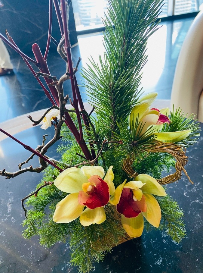 お正月の花
