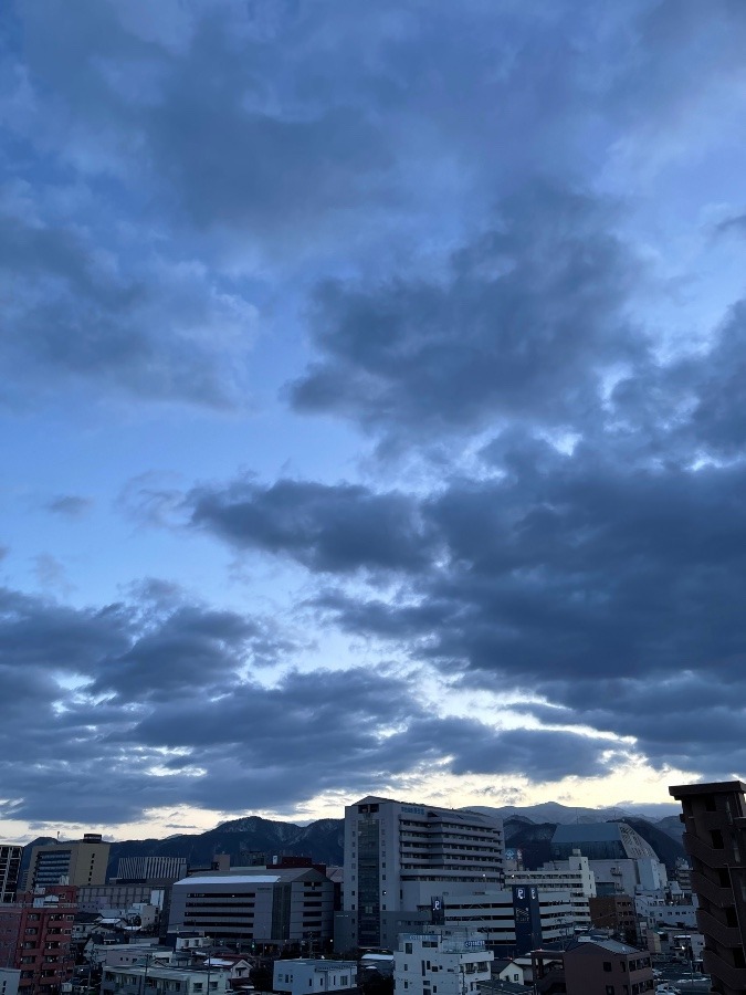 今朝の空  1