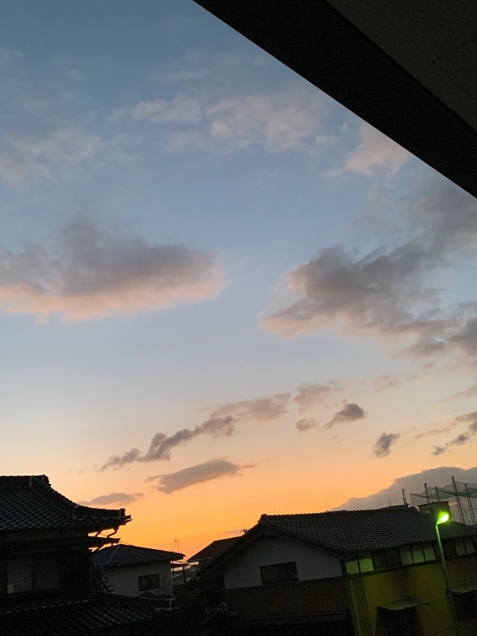 今朝の空