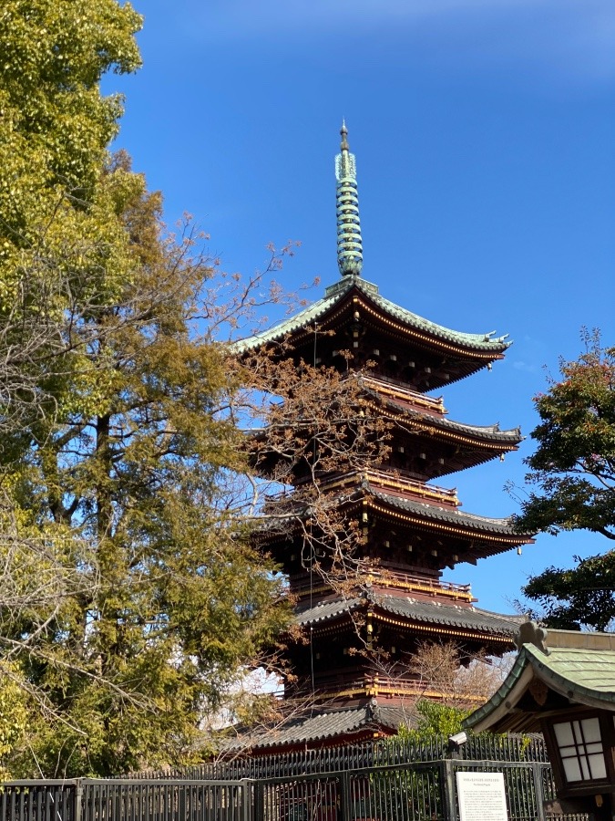 開運、東照宮五重の塔