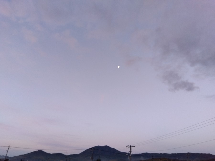 2/11　今朝の西の空
