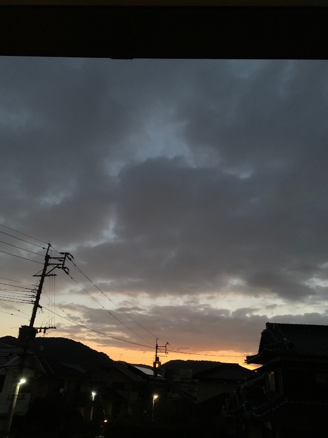 今朝の空