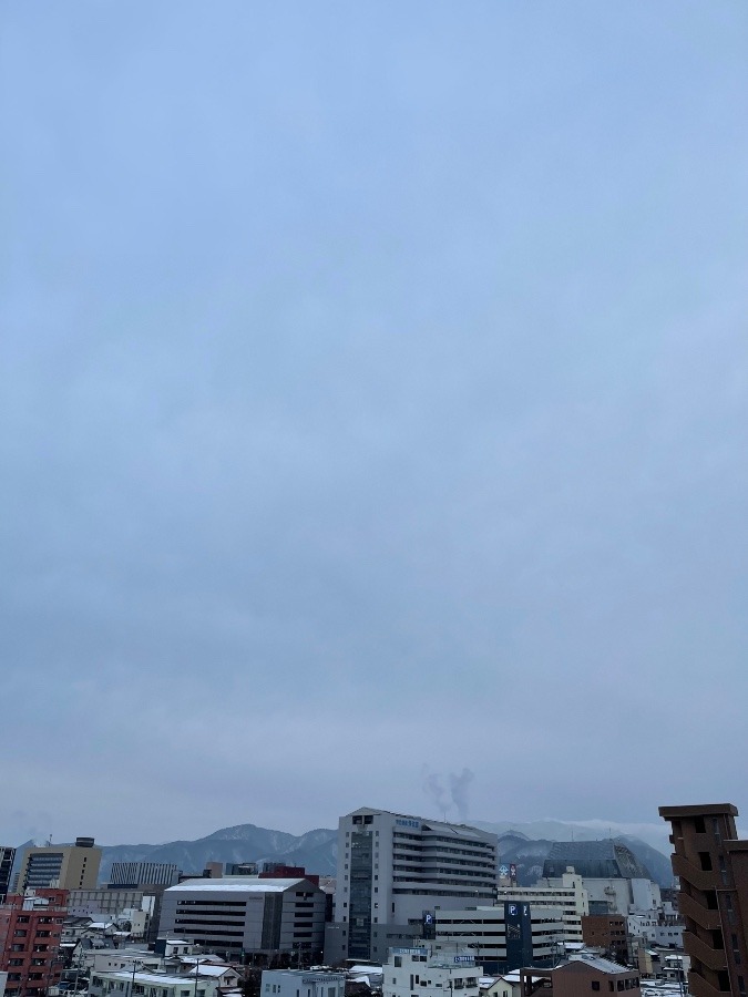 今朝の空  1