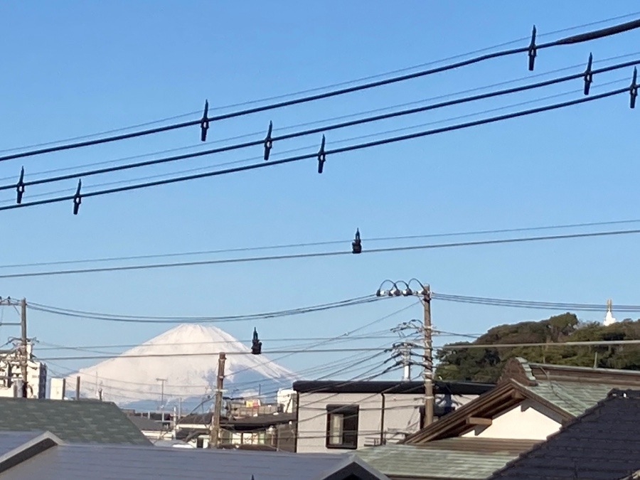 今朝の富士山♪