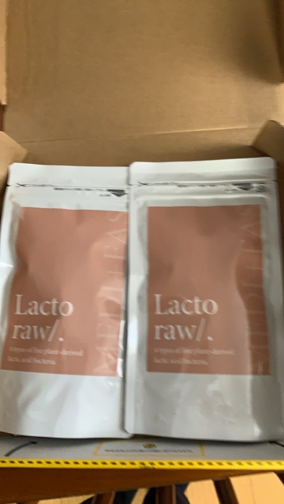 Lacto raw/.届いた❤️