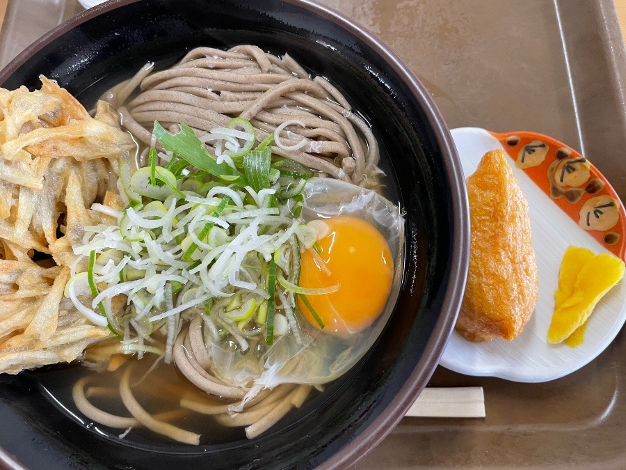 かき揚げ蕎麦🍴😁