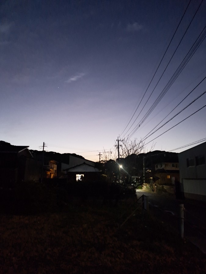 6時過ぎの空