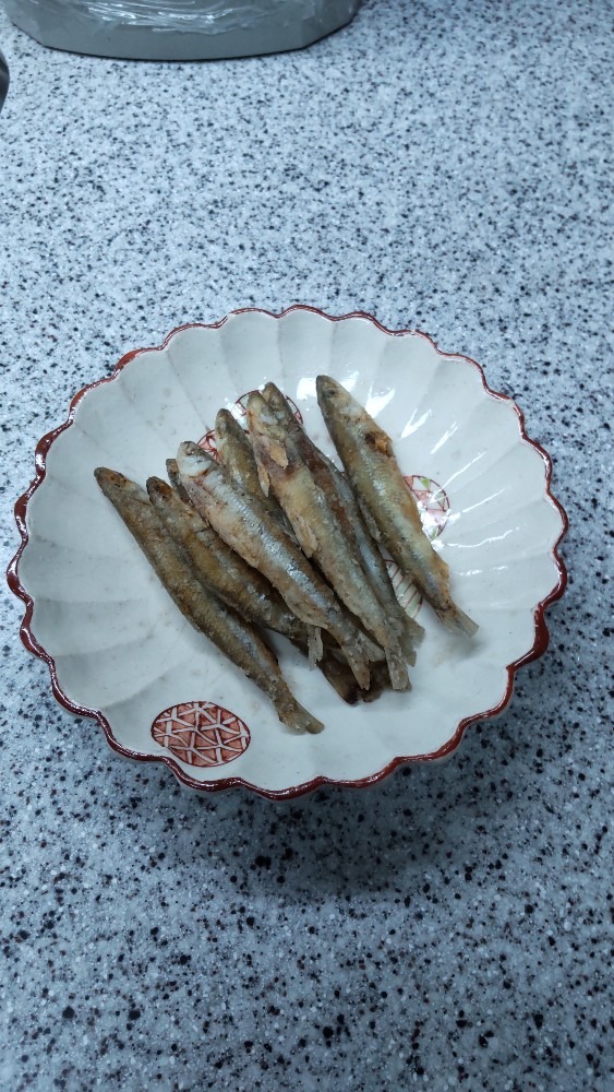 ワカサギのから揚げ