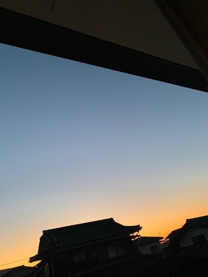 今朝の空