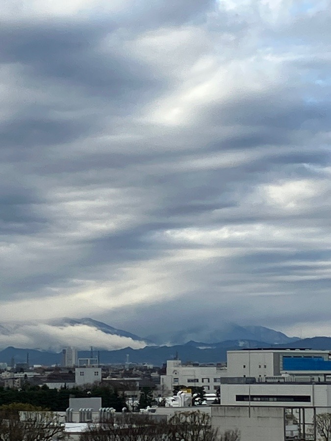 今朝の富士山