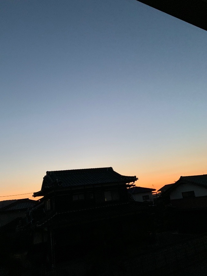 今朝の空