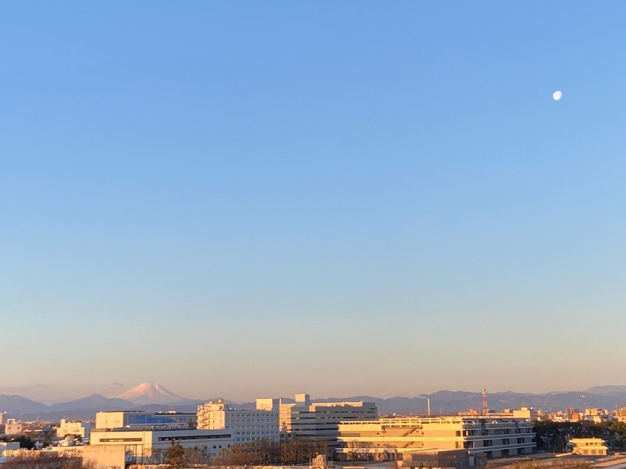 今朝の富士山-2023-02-9