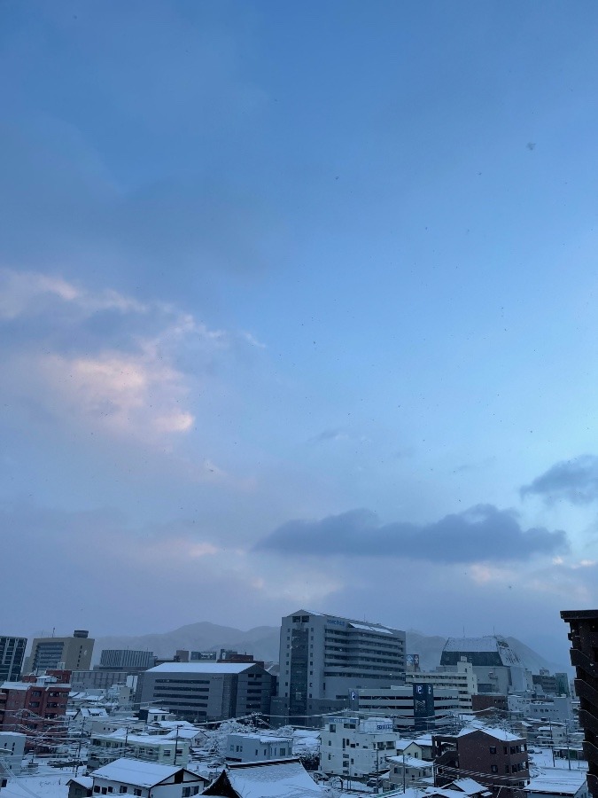 今朝の空  1