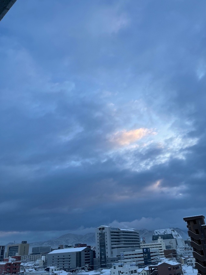 今朝の空  1