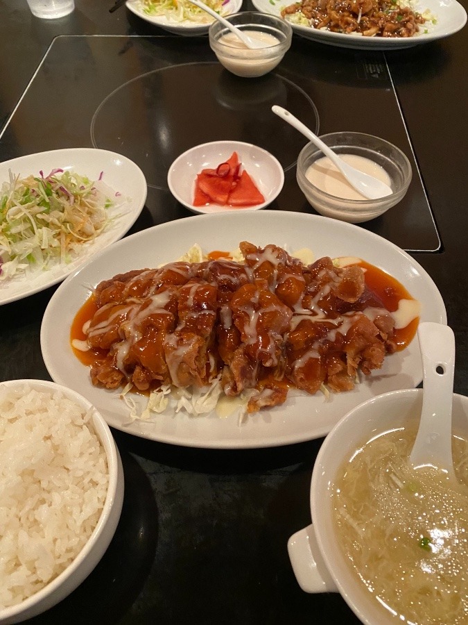 中華風チキン南蛮定食❣️