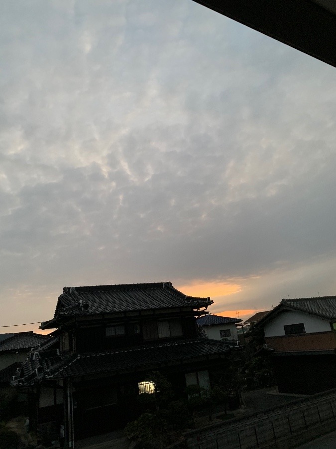 今朝の空