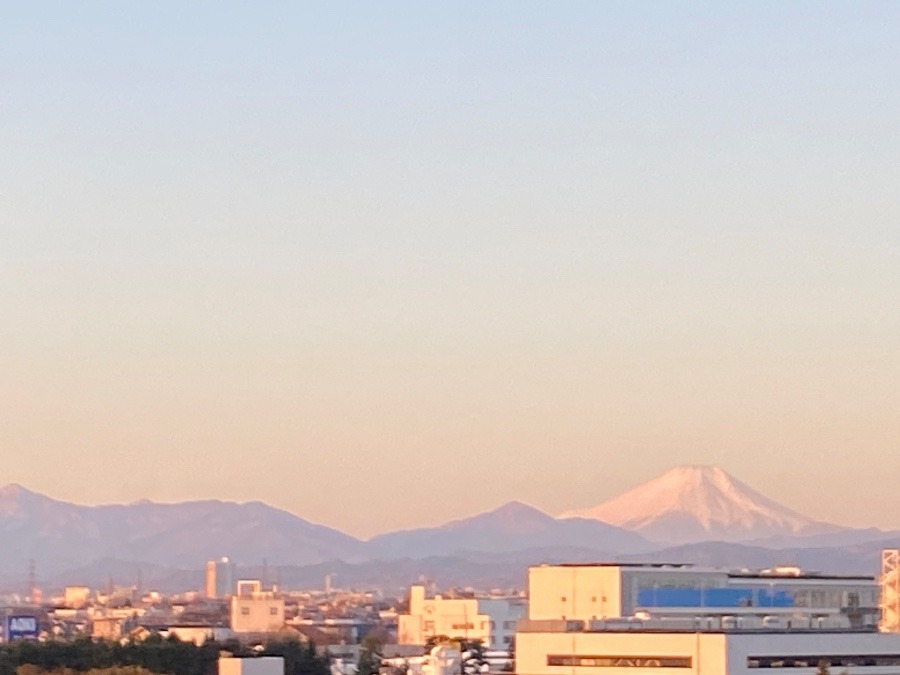 今朝の富士山