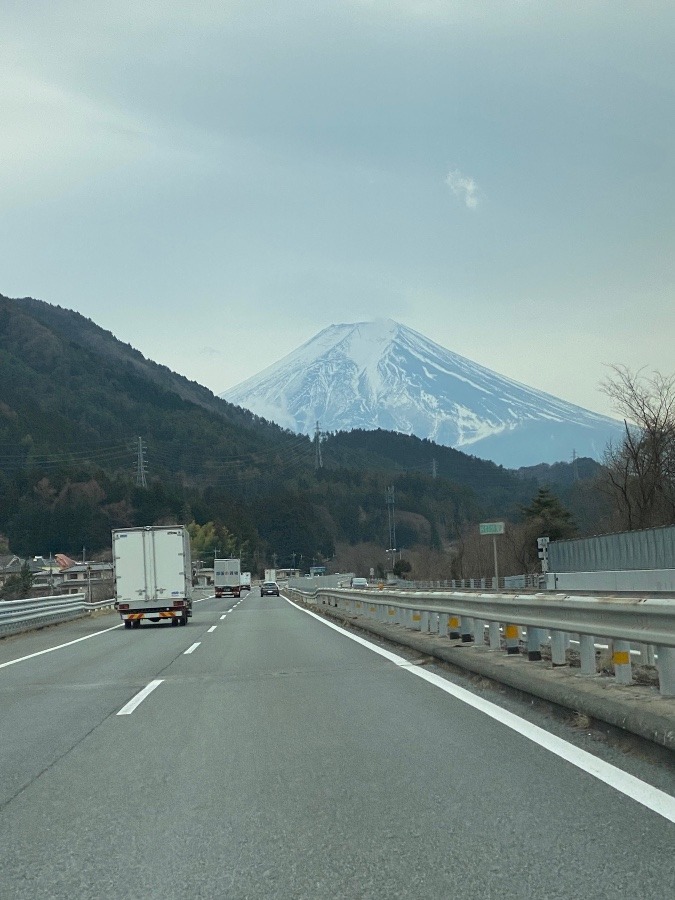曇りの富士山