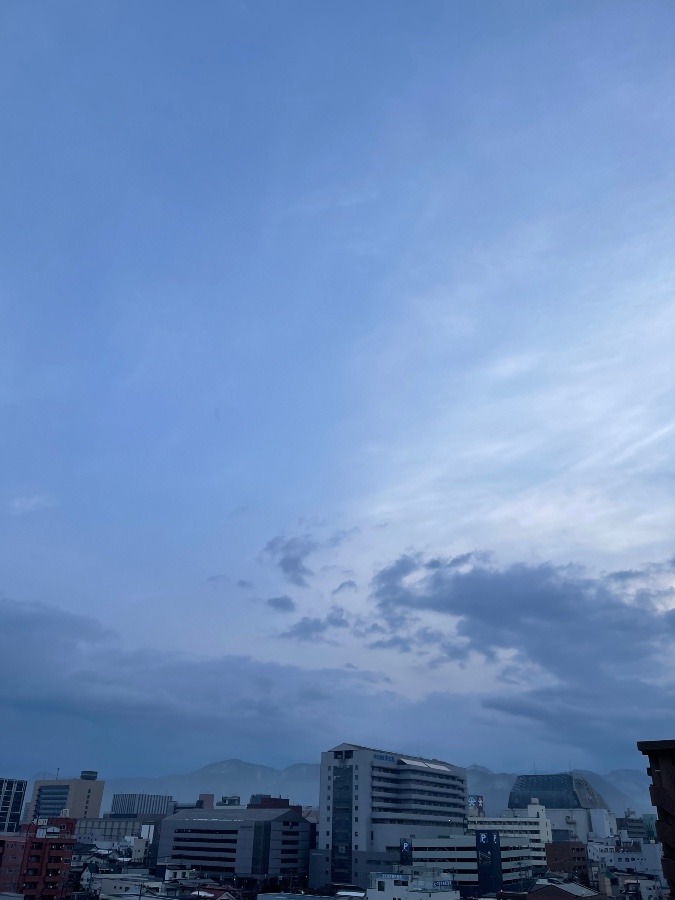 今朝の空  1