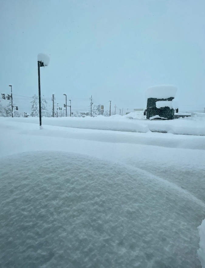 昨年12/19長岡の大雪❄️