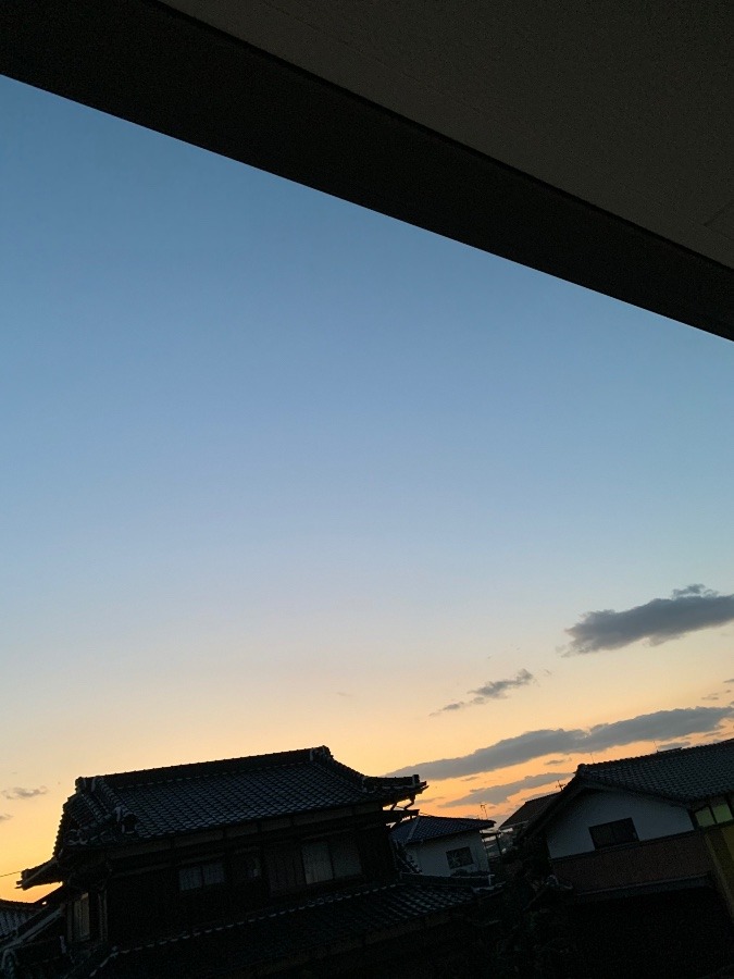 今朝の空