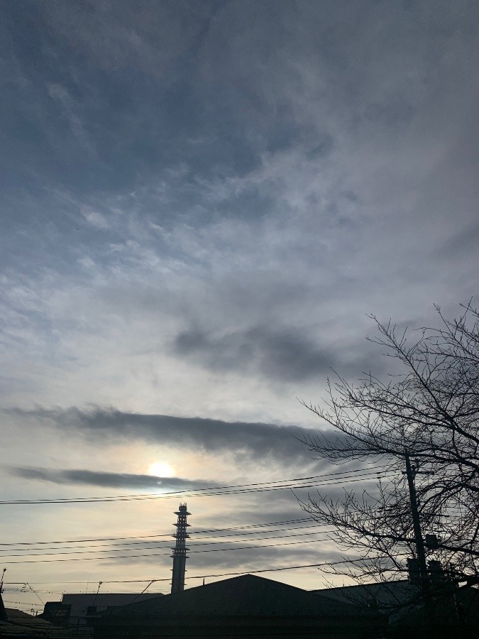 2023/03/05 TOKYO TACHIKAWA 空と雲と朝陽