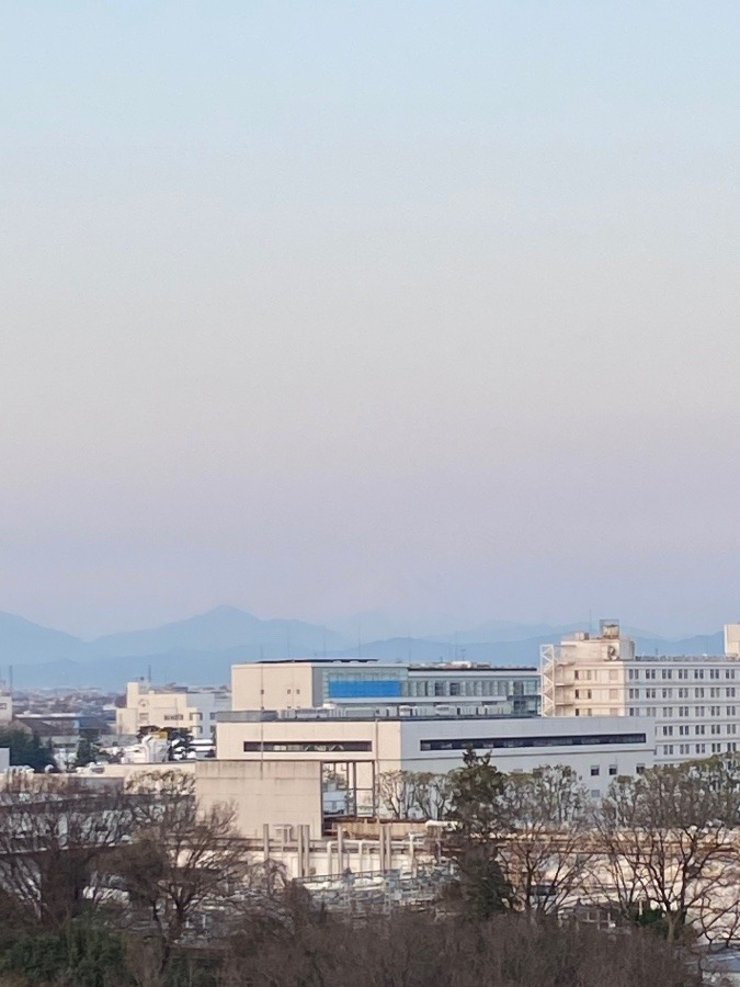 今朝の富士山