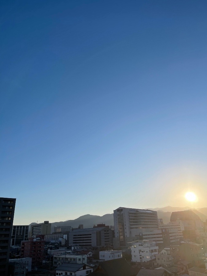 今朝の空  1