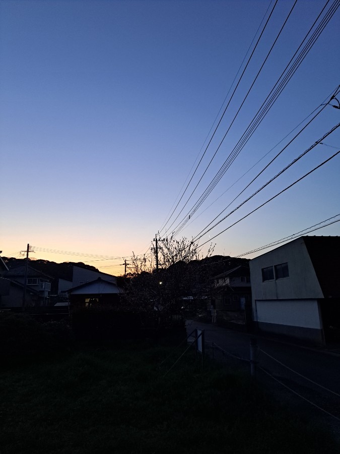 6時の空✨