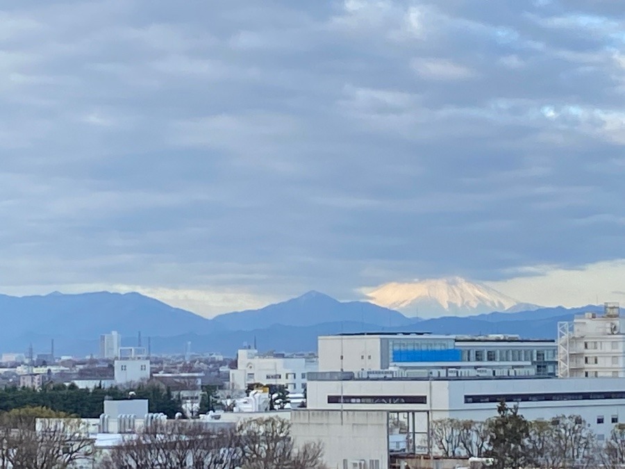 今朝の富士山