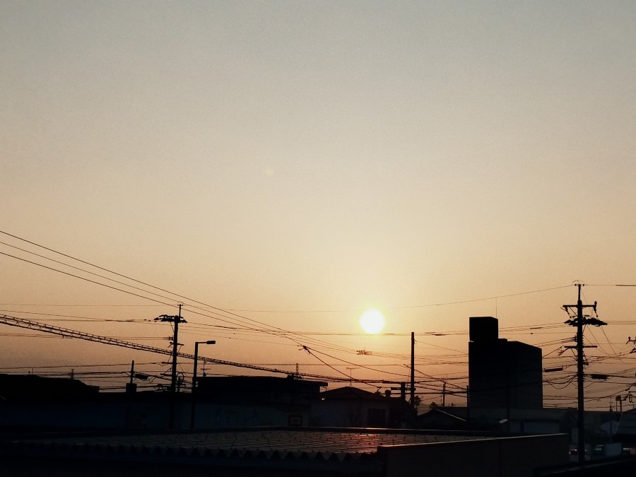 都城市（2023/3/2）今朝も晴れてます😊↗️（東の空）②