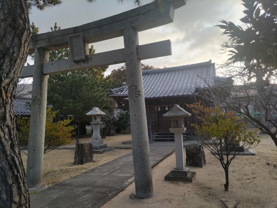 朔日参り　前原荒神社と胞衣荒神社