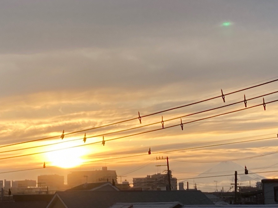 今日の夕焼け