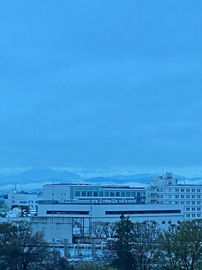 今朝の富士山