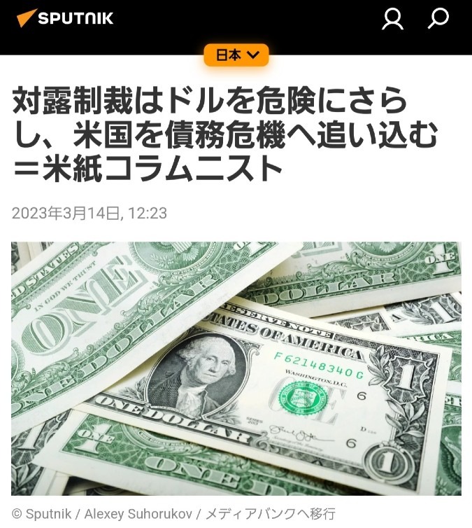 ロシア制裁がドル放棄へ拍車をかける‼️BRICSの時代へ‼️