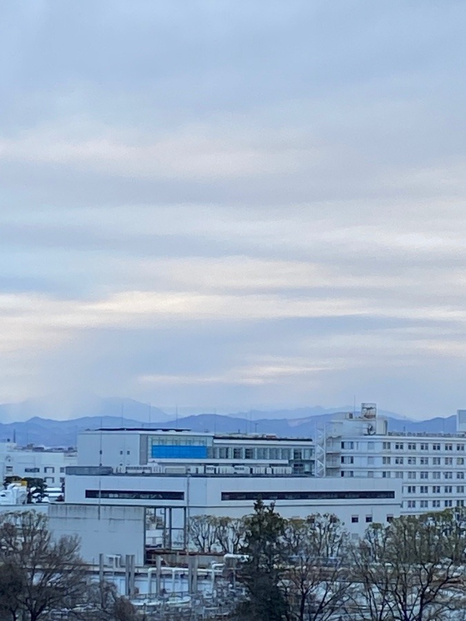 今朝の富士山