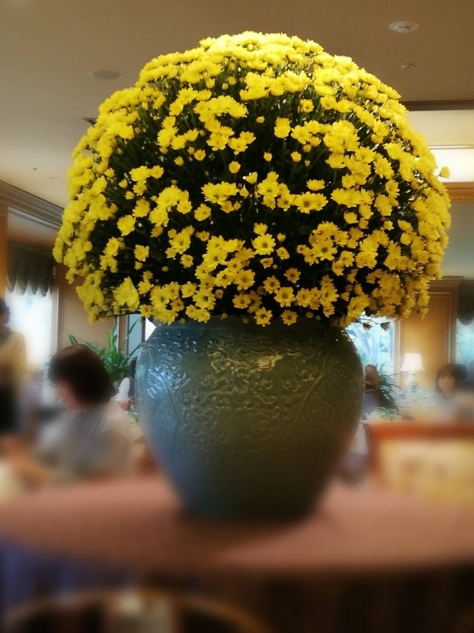 菊の大花瓶