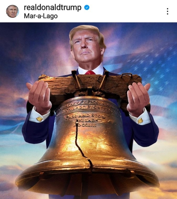 ㊗️トランプ大統領、1月6日以来初めてInstagramに投稿🎉でもね、意味深～😍