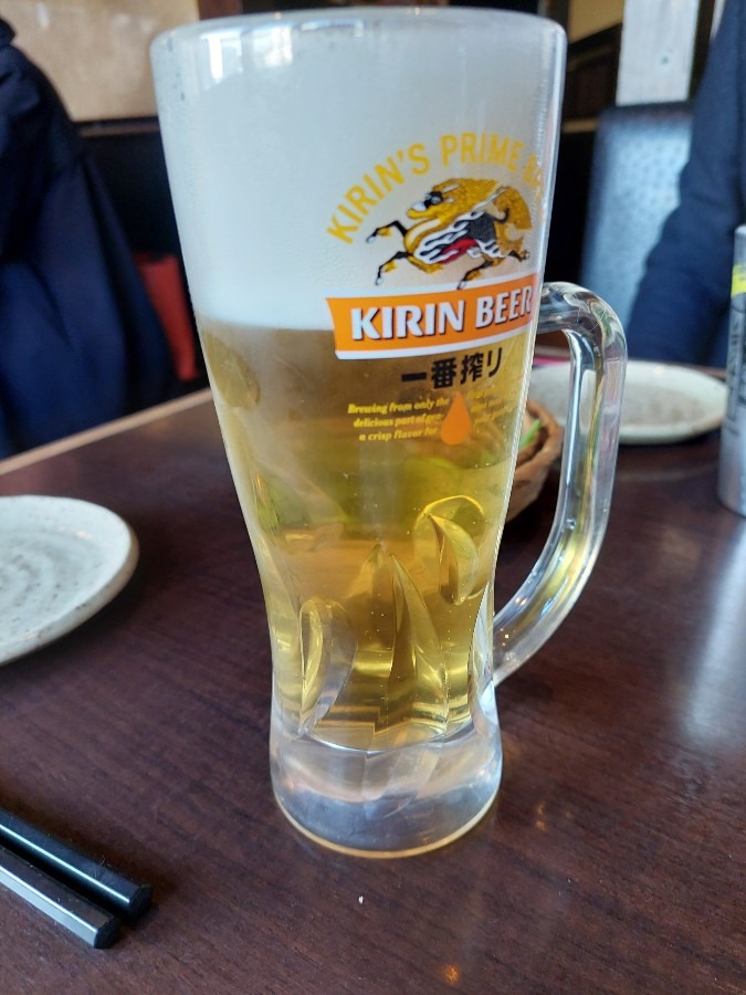 久しぶりのビール