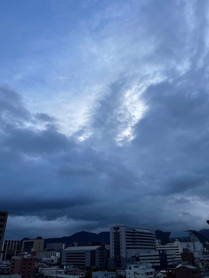 今朝の空  1