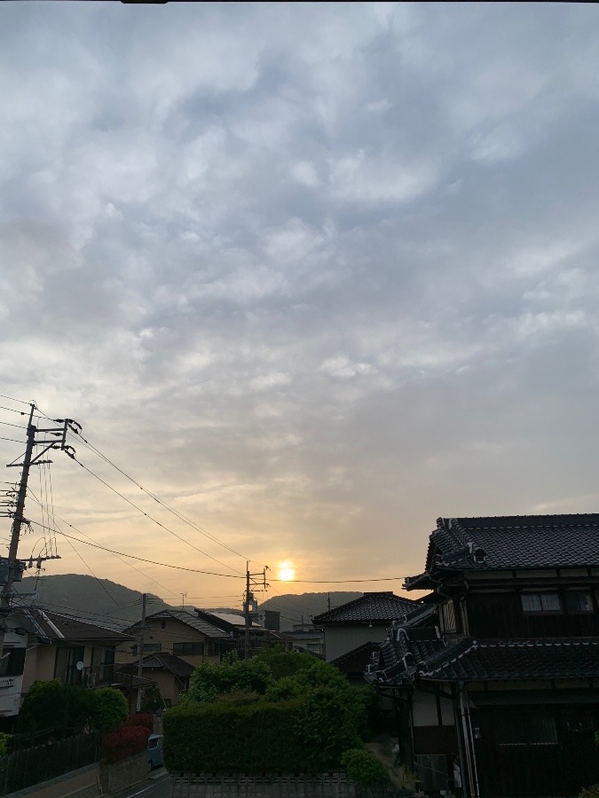 今朝の空